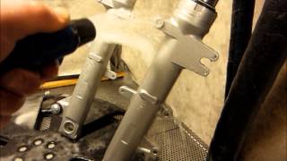 Vapour Blasted Motorcycle Fork Sliders [upl. by Rocray]