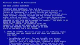 How to format a computer using a Windows XP Part 1 [upl. by Florinda]