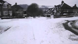 UK Snow  March 24th 2013  Buxton Derbyshire [upl. by Hasan396]