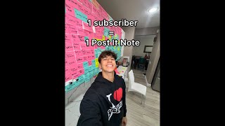 Putting Subscriber’s Names On Post It Notes [upl. by Massiw]