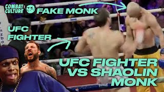 UFC Fighter Vs A Fighter Pretending to be a Shaolin Monk Yi Long [upl. by Sert]