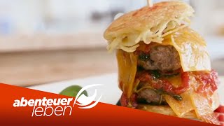 Neue BurgerTrends im Test Bigger better Burger  so gehts heute  Abenteuer Leben  Kabel Eins [upl. by Jennette]