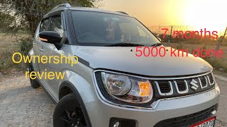 OWNERSHIP REVIEW OF IGNIS ZETA PETROL  7 months experience  4500 km allmost done [upl. by Gloriana68]