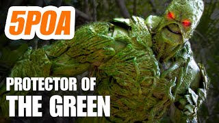 All About THE GREEN DC Multiverse Rebirth Swamp Thing Megafig  5POA Action Figure Review [upl. by Akiemahs]