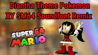 Diantha Theme Pokemon XY SM64 Soundfont Remix Honey The Cat In SM64 Release amp Download [upl. by Yakcm]