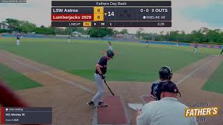 East Coast Lumberjacks 2029 vs LSW Astros Playoff Game 6182023 [upl. by Obnukotalo]