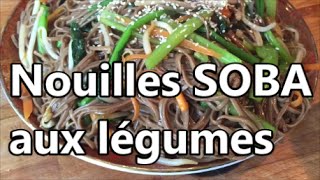 RECETTE Délicieuse de Nouilles Soba SIMPLE ET RAPIDEVEGAN [upl. by Danila]