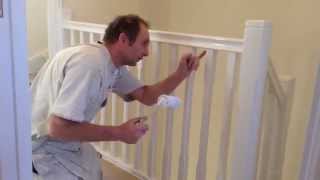 Painting amp decorating How to gloss a staircase [upl. by Franck]