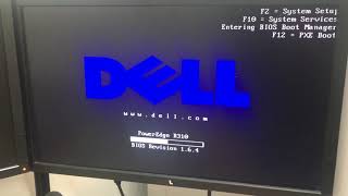 DELL PowerEdge server BIOS setup [upl. by Jankey]