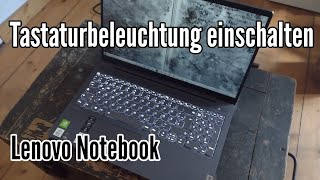 Lenovo Laptop Tastaturbeleuchtung einschalten Lenovo ideapad 5 Notebook Beleuchtung [upl. by Lebatsirhc413]