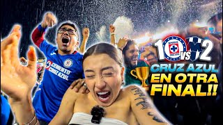 CRUZ AZUL A LA FINAL Eliminaron a Rayados  Vlog en el estadio Azul  Dare Esparza [upl. by Retsel]