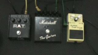 Proco RAT Vs Marshall quotThe GuvNorquot Vs Boss SD1 quotClay Jones Modquot [upl. by Lumbard]