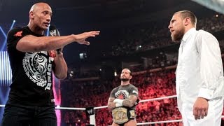 The Rock and John Cena look to Royal Rumble 2013 Raw July 23 2012 [upl. by Sexela337]