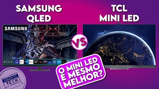 TV 4K SAMSUNG QLED Q80A VS TV 4K TCL MINI LED C825  O mini led é mesmo melhor [upl. by Zurek]