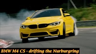 BMW M4 CS  Drifting the Nurburgring [upl. by Fleisig]