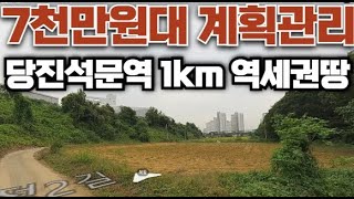 당진석문역1km 7천만원대 소액토지계획관리135평 [upl. by Voe810]