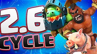 NEW 26 Hog CYCLE Deck Molt Clash Royale [upl. by Rhoades626]