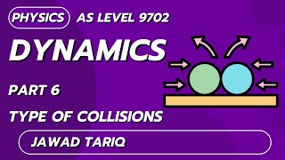 Dynamics  Part 6 Type of Collisions  AS Level  Physics  Jawad Tariq  SLATE [upl. by Mitzl652]