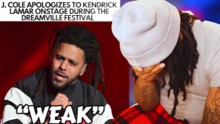 J COLE LET US DOWN  NoLifeShaq GOES OFF AFTER J COLE APOLIGIZES TO KENDRICK LAMAR [upl. by Poppas]