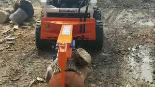 Quick Video of the Eastonmde SS524 Skid Steer Log Splitter [upl. by Arada]