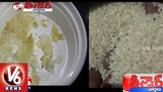 Plastic Rice In Sale With Real Rice in Hyderabad  Teenmaar News  V6 News [upl. by Nivaj]