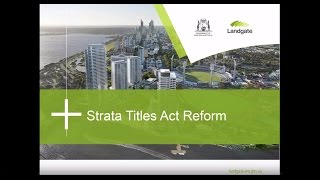 Strata Titles Act Reform [upl. by Eiramnaej]