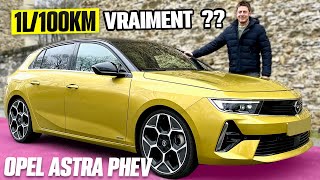 Essai Opel Astra PHEV – 1L100KM de consommation VRAIMENT [upl. by Pernell]