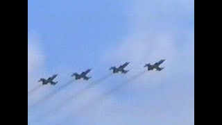 Lockheed F 104S Starfighters Italian Air Force Malta International Air Show 1997 [upl. by Secilu]