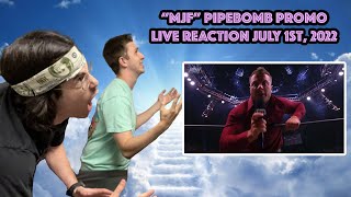 MJF PIPEBOMB PROMO LIVE REACTION 60122 [upl. by Heuser]