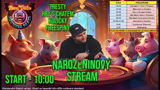 📹NAROZENINOVÝ STREAM  CHAT JE TWITCH 💰VYHRAJ FREESPINY🧈100 ZDARMA  dedek🤠HERNA U DĚDKA last🤠 [upl. by Alletsirhc]