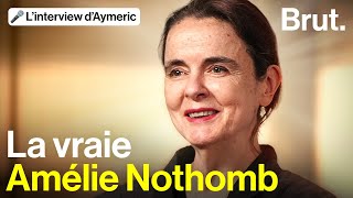 Loin de son personnage médiatique Amélie Nothomb se livre sur son quotidien et sa vision du monde [upl. by Aisats]