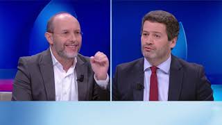 Debate  Livre vs Chega  Rui Tavares Livre vs André Ventura Chega  Legislativas 2024 [upl. by Hinch]