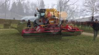 Vorführung Durchsämaschine Vredo DZ Agri Twin 440  März 2017 [upl. by Neira]