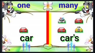 One amp Many  Lets Learn One And Many  Singular  Plural  One And Many Words एकवचन व अनेकवचन [upl. by Weikert]