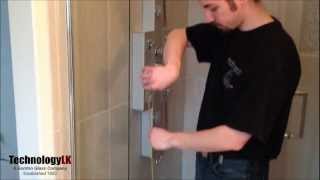 How to Install Vertical Shower Door Seal [upl. by Oznole]