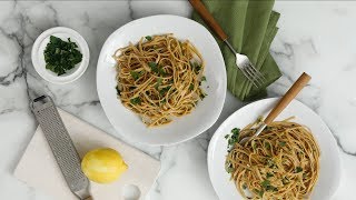 WholeWheat Pasta with Garlic and Olive Oil  Martha Stewart [upl. by Niveg]