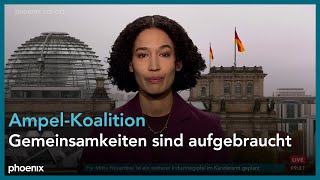 phoenix nachgefragt mit Alisha Mendgen zum Streit innerhalb der AmpelKoalition am 301024 [upl. by Brawley320]