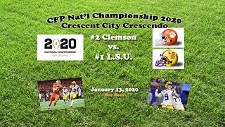 2020 CFP National Championship 3 Clemson v 1 LSU One Hour [upl. by Frodin]