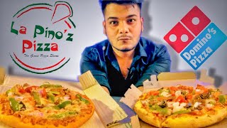 La Pinoz Pizza Vs Dominos Pizza  Comparison Video [upl. by Nwahshar935]