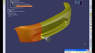 CATIA V5  Surface Machining SGE [upl. by Ziul503]