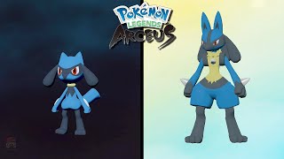 How to Find Riolu and Evolve It Into Lucario in Pokemon Legends Arceus [upl. by Paco95]