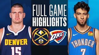 NUGGETS at THUNDER  FULL GAME HIGHLIGHTS  October 29 2023 [upl. by Haikezeh160]