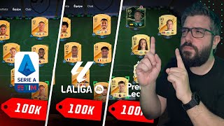 😍 EQUIPOS META POR 100K DE LA PREMIER SERIE A Y LIGA EA SPORTS EQUIPOS 100K EA FC 24 [upl. by Nabi]