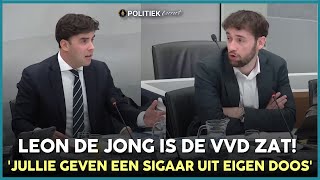 De Jong PVV pakt ErkensVVD aan De hard werkende Nederlanders gaan er op achteruitquot [upl. by Willumsen]