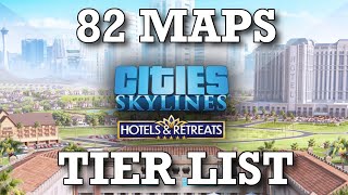 Ranking All 82 Maps in Cities Skylines Hotels amp Retreats DLC [upl. by Bone934]