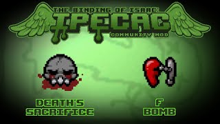 The Binding of Isaac IPECAC Community Mod Item Guide  Deaths Sacrifice F Bomb [upl. by Swor924]