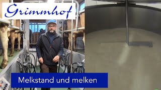 FarmVLOG3 Arbeitsplatz der KüheMelkstand und melken [upl. by Maidy]