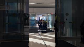 Larsa Pippen Shares a passionate kiss with Marcus Jordan at La GuardiaAirport in NYCthis morningnyc [upl. by Krasnoff113]