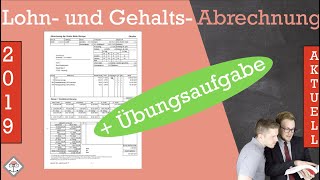 Lohn und Gehaltsabrechnung einfach berechnen  mit Übungsaufgabe [upl. by Kela209]