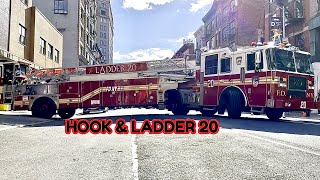 🌟 FLEET FRIDAY 🌟 FDNY HOOK amp LADDER 20  TRACTOR DRAWN AERIAL  TILLER [upl. by Oeniri962]